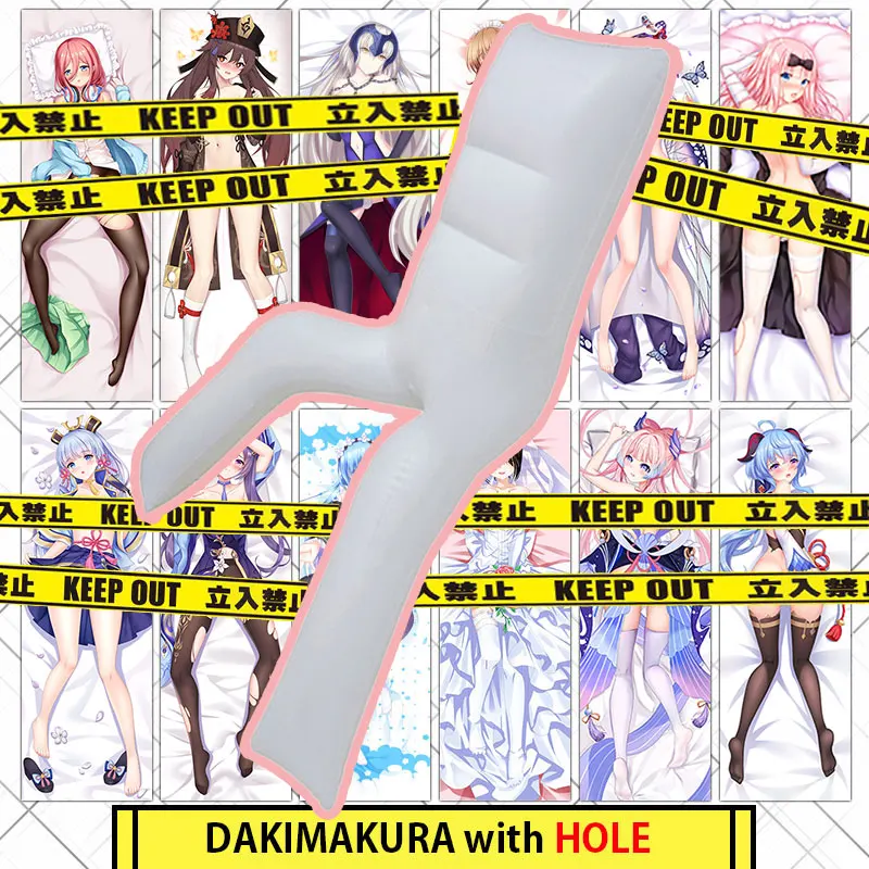 Sex Dakimakura nafukovací anime vankúš na vankúš Krytie DIY Custom 2way Tricot Waifu Dakimakura Otaku Male Dakmakura Genshin