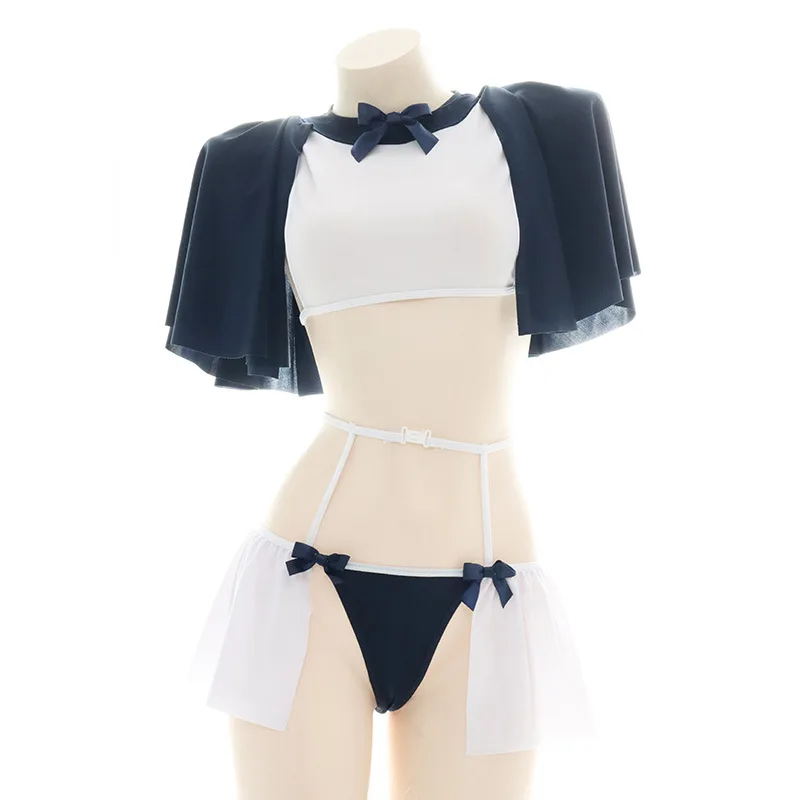 Sexy anime študentské plavky Series Uniforma kostýmy Škola dievčenská telocvičňa Sukumulizu Pajamas Lingerie Cosplay