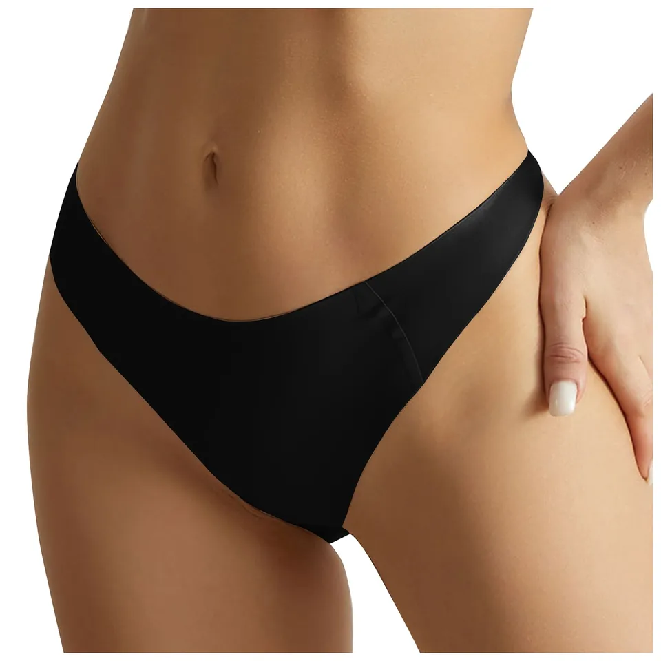 Sexy bavlnené pruhy šaty 18 bezšvové tangé jogy fitness bezšvové sexy spodné prádlo nízko vzostupný režisér pre ženy bublinky zadok nohavičky