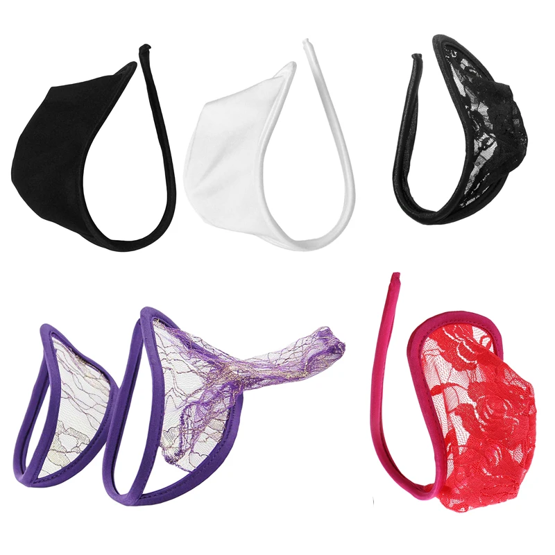 Sexy c-string tangé neviditeľné spodné prádlo Planty pre mužov čierne biele neviditeľné nohavičky nočné oblečenie