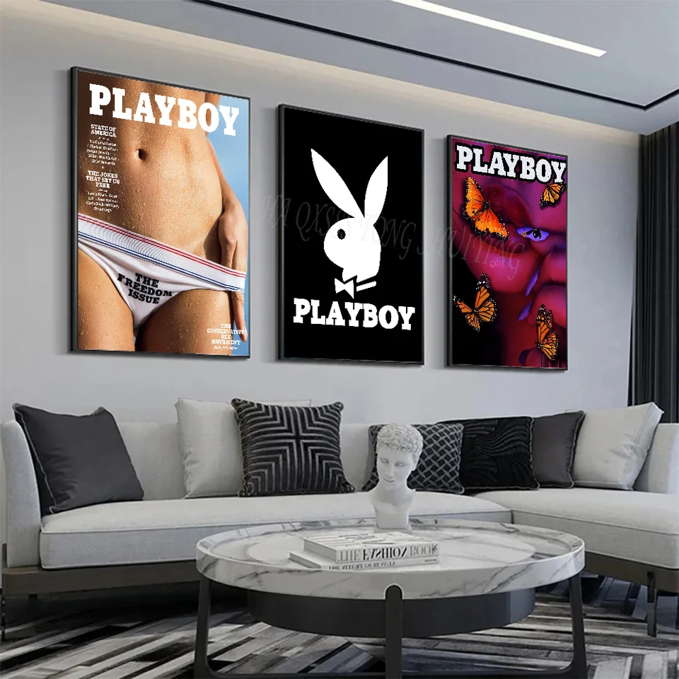 Sexy Girl P-Playboy Magazine plagát Wall Art Domor Decor Room Decor Digital Painting Obývacia izba reštaurácia kuchyňa Art