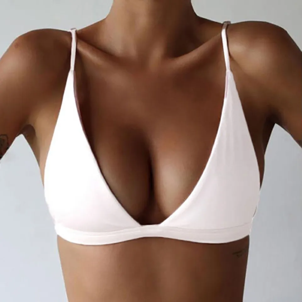 Sexy push Up Bikini podprsenky Bralette Top pre ženy Príležitostné plavky plaviek pláž plážový oblek plodina Top bandáž nepadná podprsenka Bikini