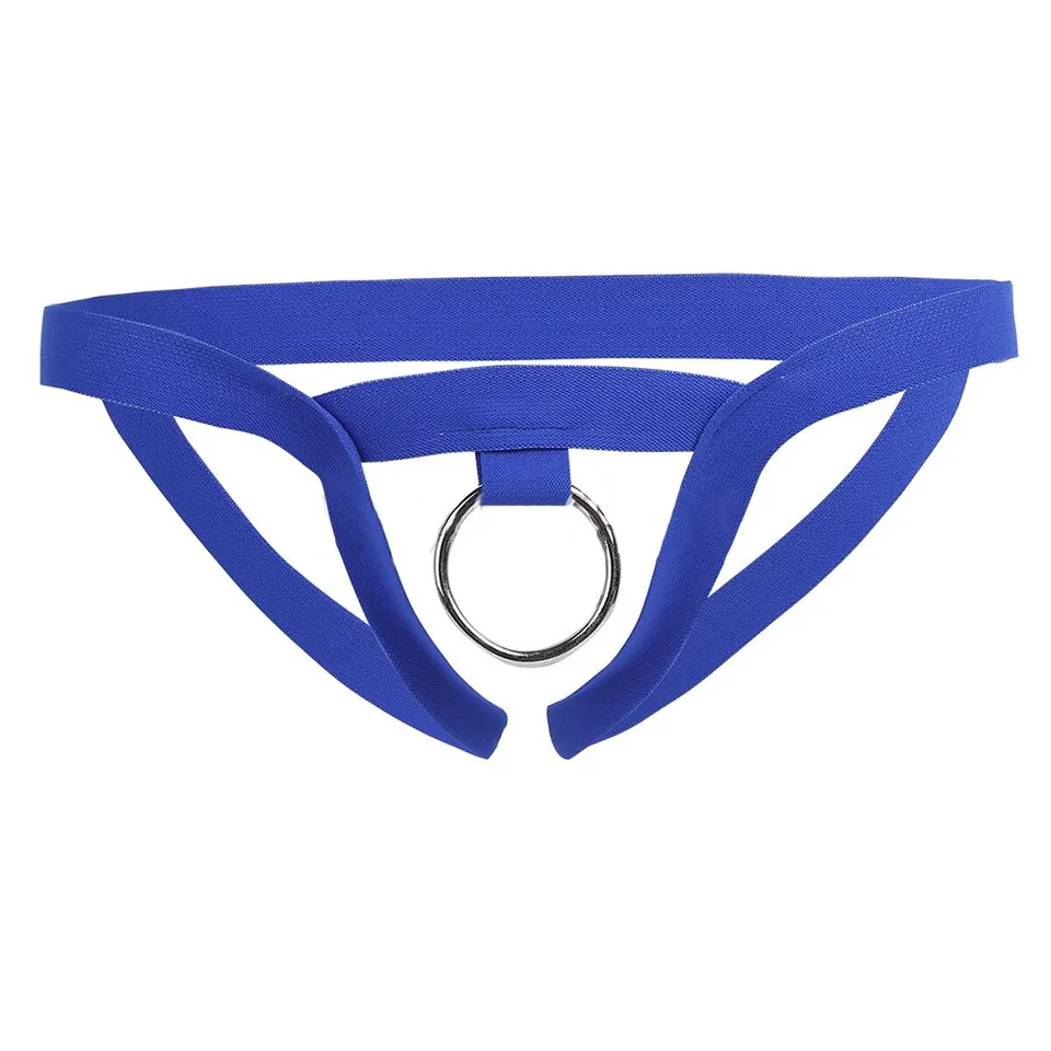 Sexy pánske spodné prádlo G-Strings Režiséry Otvorené zadné Tangas Underwear O-Ring Shorts Shorts Low Rise Man Erotické nohavičky