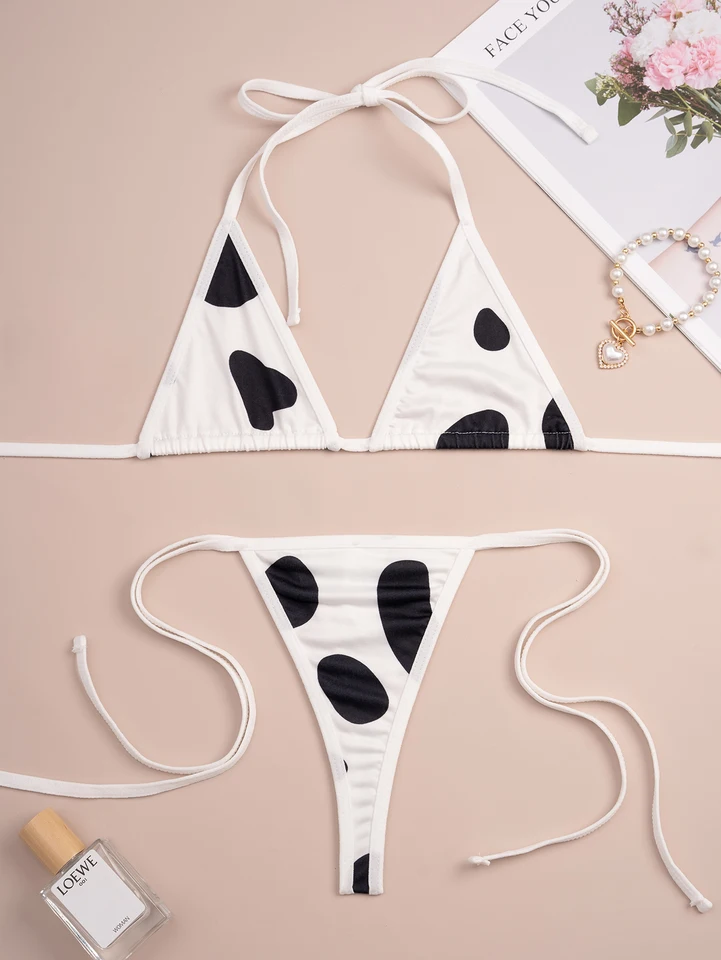 Sexy čistá túžba pokušenie hlboké v bikini set