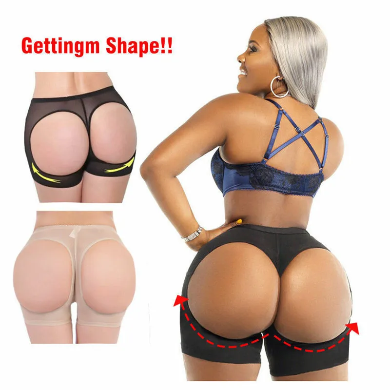 Sexy ženy zadok zadok Shaper brušné ovládanie nohavičiek Buttock Open Instan Boyshort Dámske ženy sochárske bedrové tvarovanie šortiek