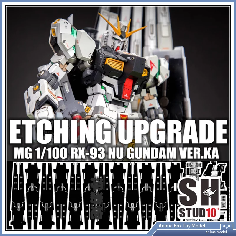 SH Studio pre Gundam MG 1/100 KA Nu Nu Special Letting List zostavený model