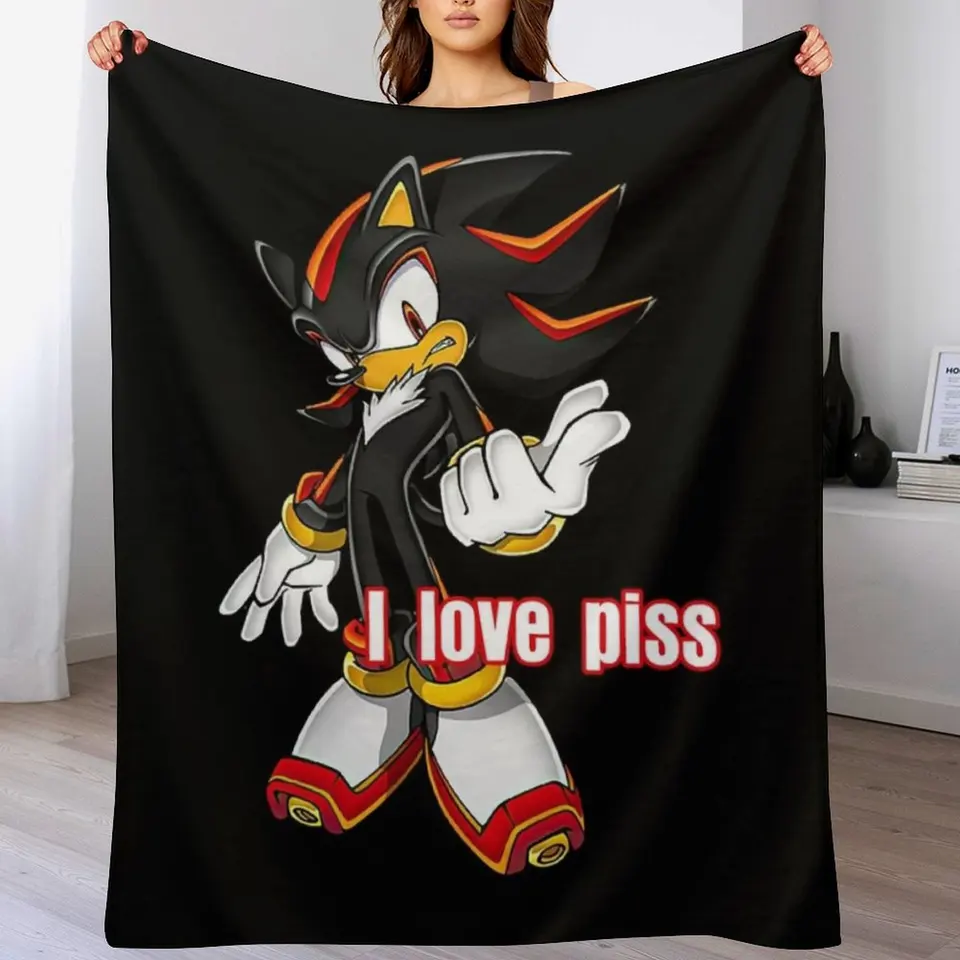 Shadow the Hedgehog Milujem piss hod hrote prikrývky na pláži prikrývky na kemping