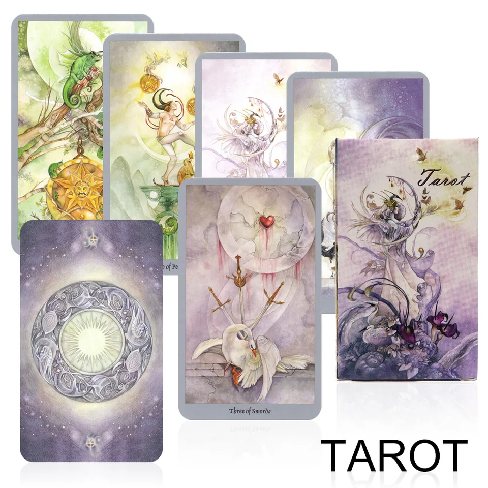 Shadows Tarot.78 Karty Oracle Deck English Version Ezoterizmus a čarodejníctvo Spirituálne oltárne predpovede Trading