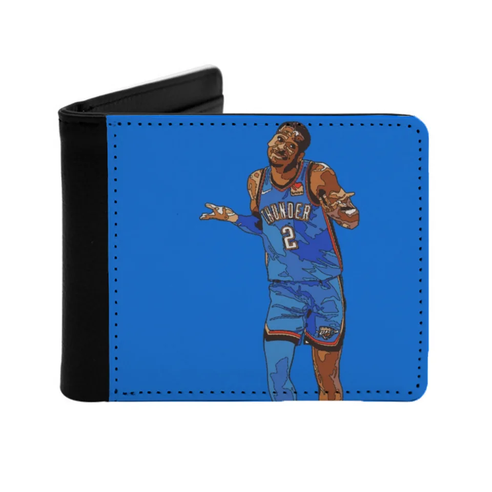 Shai Gilgeous Alexander personalizovaný pánska kožená karta peňaženka Peniaze Pank kože kožená peňaženka Shai Gilgeous Alexander Gilgeous