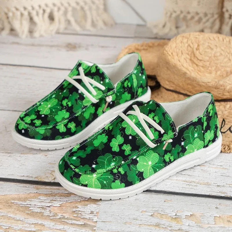 Shamrock Clover Green Dámske topánky Príležitostné tenisky