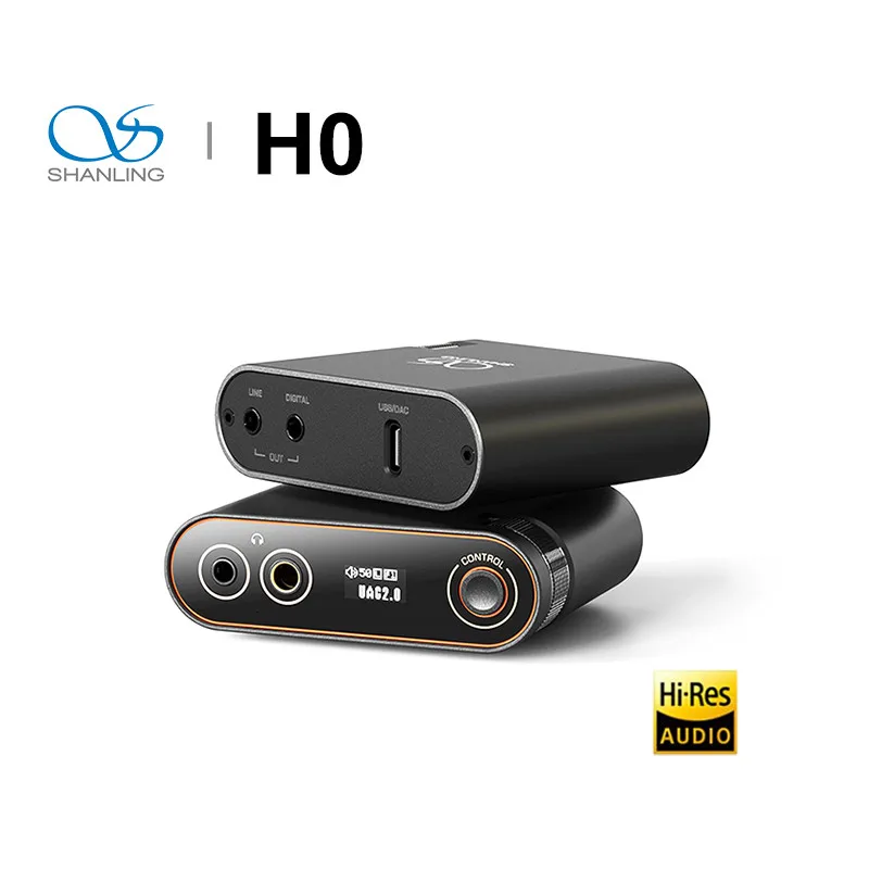 Shanling H0 Protovateľný mini stolný počítač DAC zosilňovač pre slúchadlá CS43198 SGM8262 Hi-RES Audio PCM768 DSD256 3,5 mm 4,4 mm
