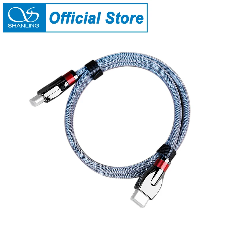 Shanling L8 I2S-LVDS Digital Interconnect Audio kábel okolo 100 cm pre CD prehrávač/AMP/DAC