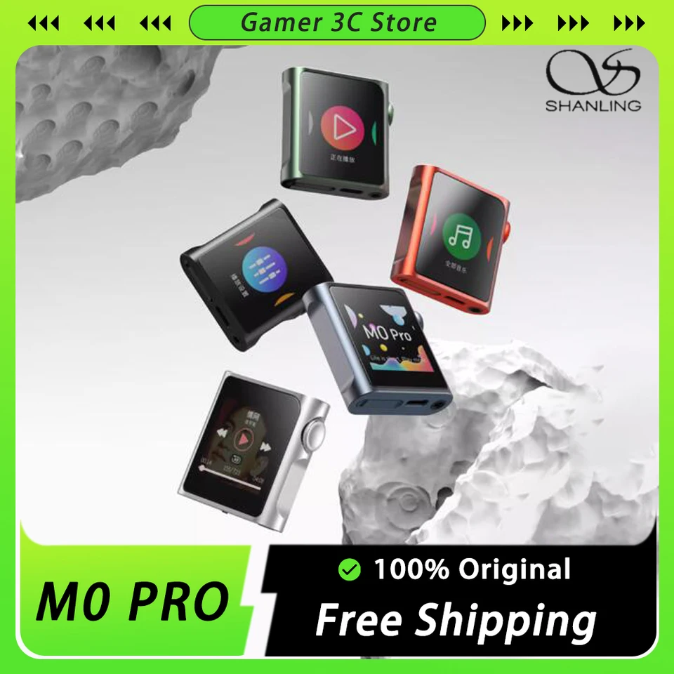 Shanling M0 Pro Music Player Hi-Res Audio Hifi Bluetooth MP3 Player Player Custom DAC DAC DAAL ES9219C LDAC APTX PCM384 pre audiofil