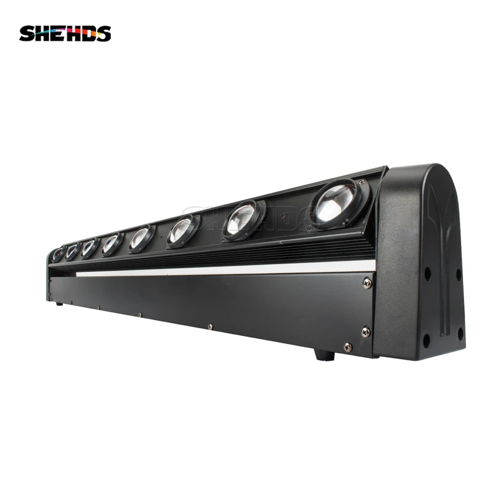 Shehds 8x12W lúč pohybujúca sa hlava RGBW 4in1 Bar Light for DJ Disco Svadobná strana scény Light Effect Professional DMX 512 scénické svetlo