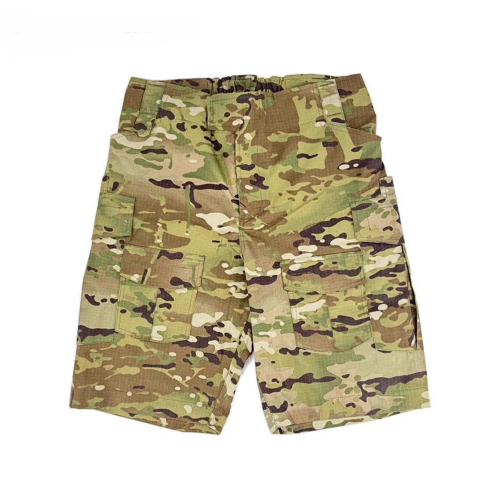 SHekKingears-Summer Tactical Shorts, MC AOR1 Desert Tiger Spot, Outdoor Sports, Hunting Combat Pants