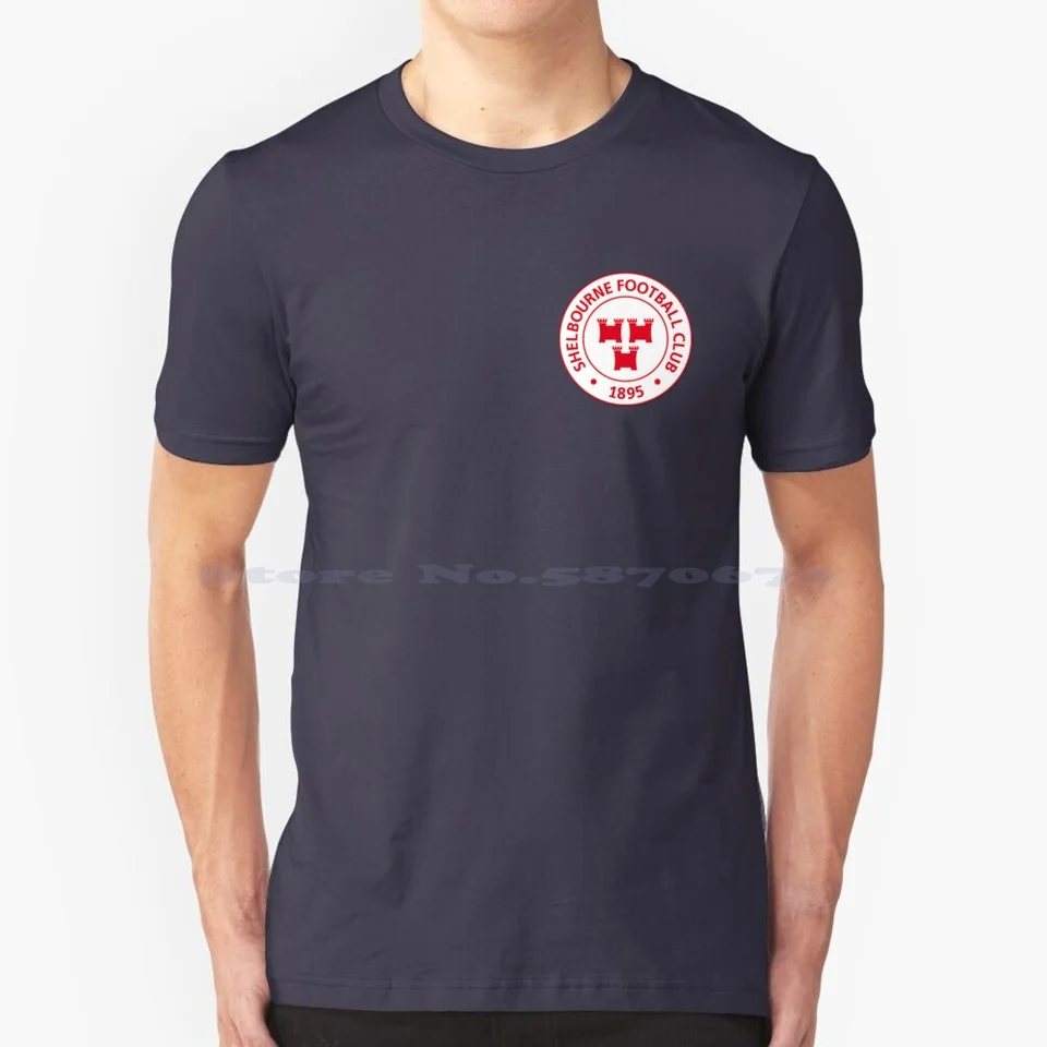 Shelbourne Írsko tričko 100% bavlnené tričko Shelbourne donegal Írsko írsky klub Crest Shamrock Green Rovers
