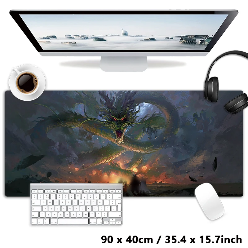 Shenron Dragon DB Shen Long XXL Mouse podložka Veľký počítačový notebook nekĺzaný klávesový stôl Mats MousePad