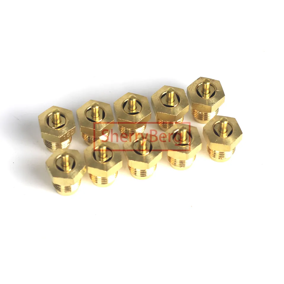 Sherryberg 10 PCS ihlový ventil 125 Zostava Float ihly Ventil 1,25 mm pre Solex Pierburg Carburetor Pdsit Pict 30 Pict 34 Pict