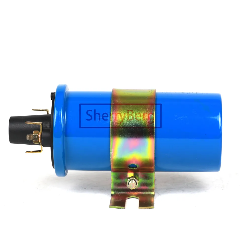 Sherryberg Blue Color Ignition Coil 12Volt Fits For Volkswagen Bug Typ1 Type2 T3 T4 pre Porsche Volvo BMW EMPI Bosch Model nový model