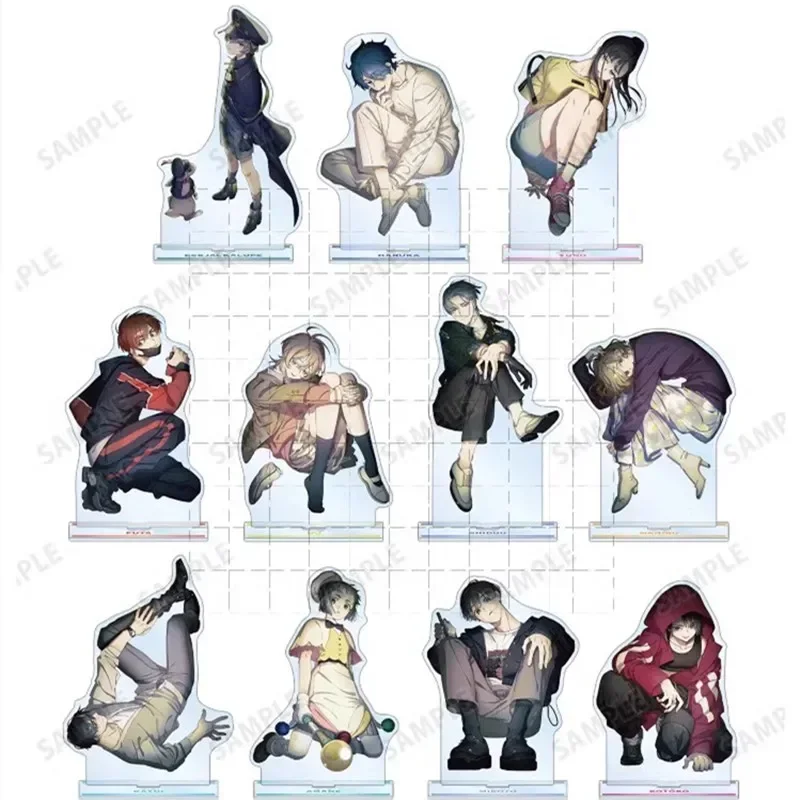 Shidou es Haruka Kazui Yuno Mikoto Amane Game Milgram Acryl Stand Doll Anime Figy Model Plate Cosplay hračky