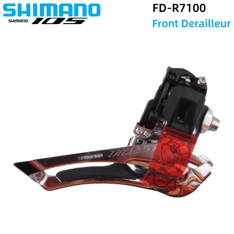 Shimano 105 FD-R7100 2x12S Front Derailleur Braze na R7100 pre cestné bicykle HG 12 Speed ​​Riding Parts Adsessery