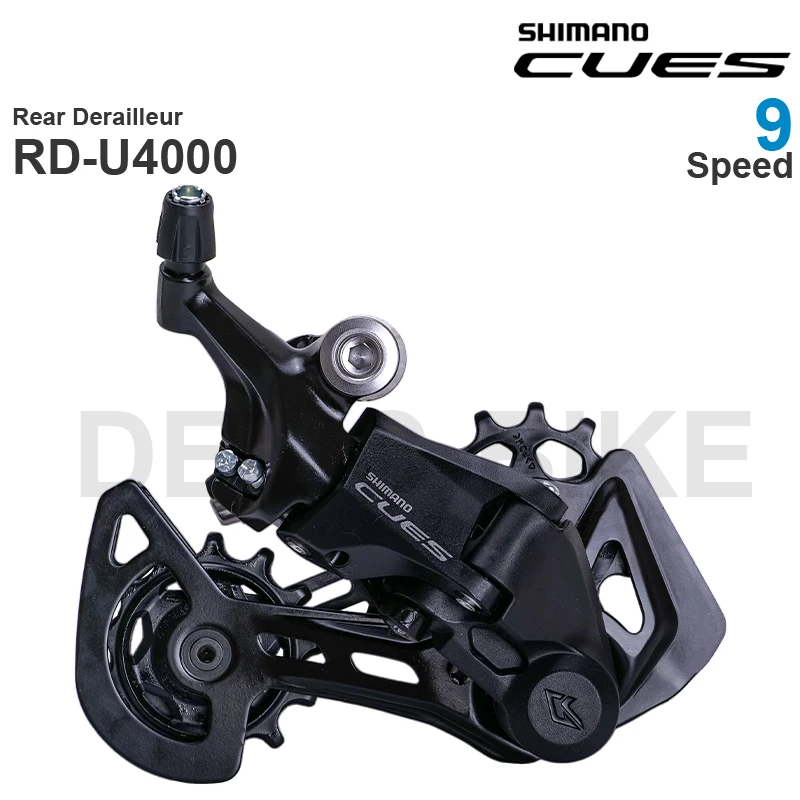Shimano Cues U4000 Zadné prehadzovačky RD-U4000 Shadow Rd 9-stupňové pôvodné diely