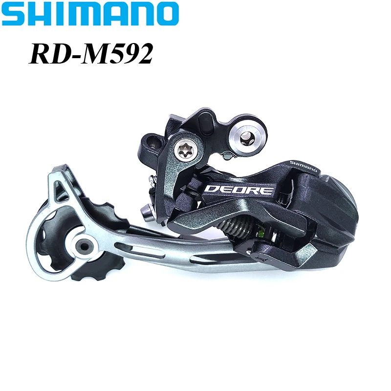 Shimano Deore RD-M591 RD-M592 Horské bicykle Zadná prehadzovačka 9 Rýchlosť / 10 Speed ​​RD M591 RD M592
