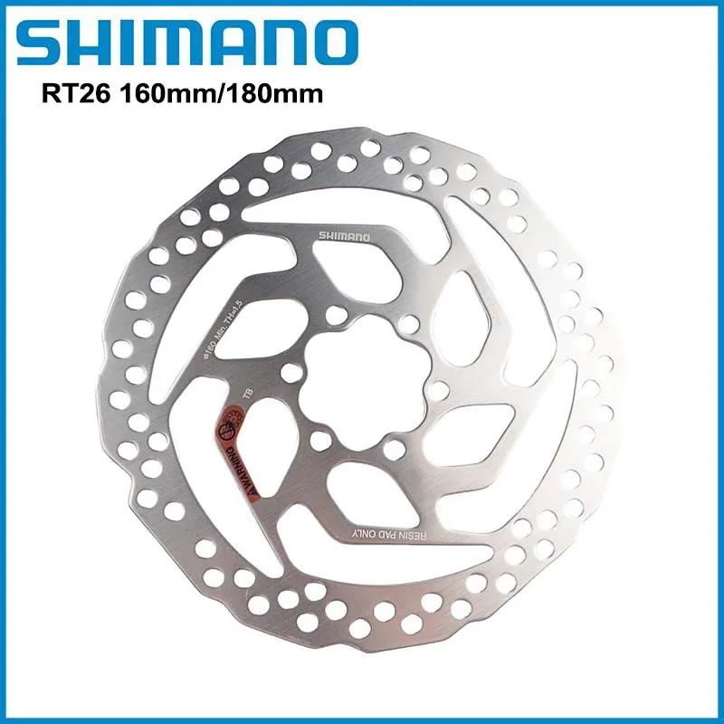 Shimano Deore RT26 brzdový disk 160 mm 180 mm 6 skrutkových hydraulických diskových brzdových bicyklov Originálny bicykel