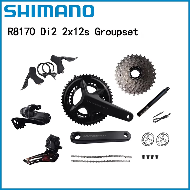 Shimano R8170 DI2 2x12S R8100 pre cestné bicykel 170 mm/172,5 mm/175 mm Crankset R8150 FD RD R8170