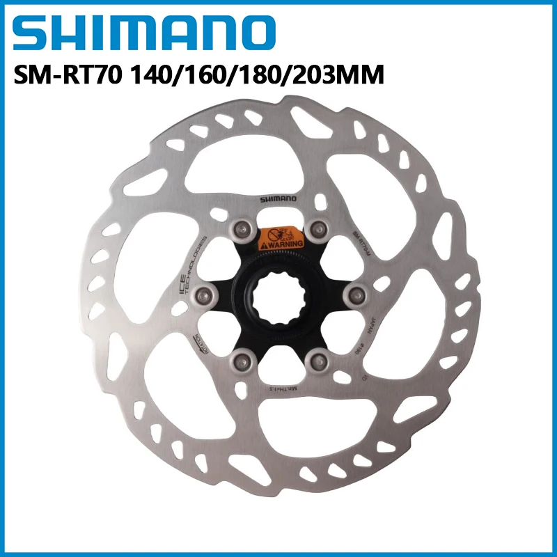 Shimano RT70 Stredový disk SM RT70 140 mm 160 mm 180 mm 203 mm disk rotor ICE Technologies 105 R7000 Series Series Disk Rotor brzdový rotor