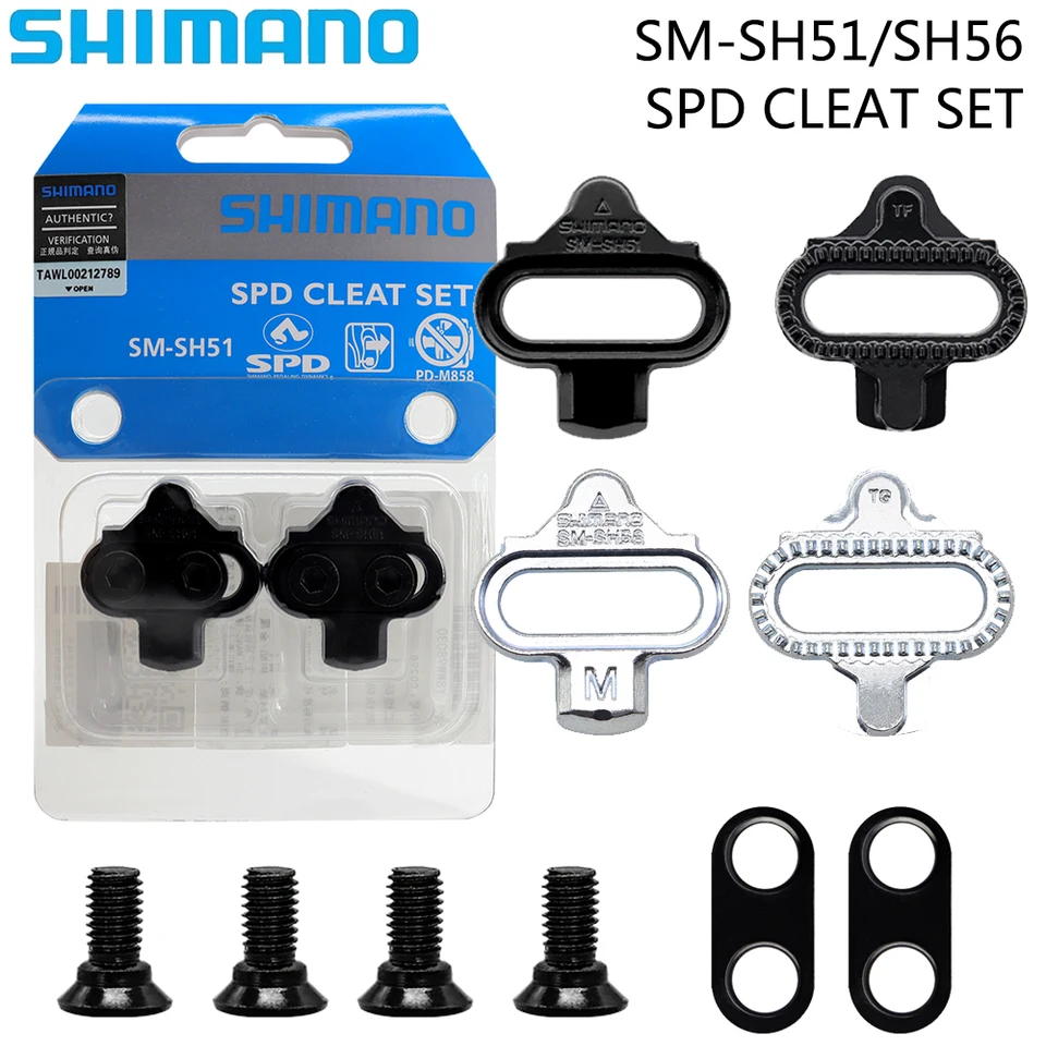 Shimano SPD SH56 SH51 MTB Pedal Pedal Cleats Single Release Cleats Fit Mountain SPD Pedals Cleat pre M520 M515 M505 M540