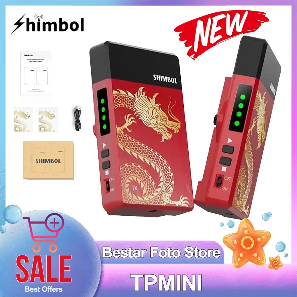 Shimbol TP mini bezdrôtový prenosový systém prenosu 1080p HD 0,07S latencia 600 stôp USB HDMI kompatibilný prijímač obrazového vysielača kompatibilného