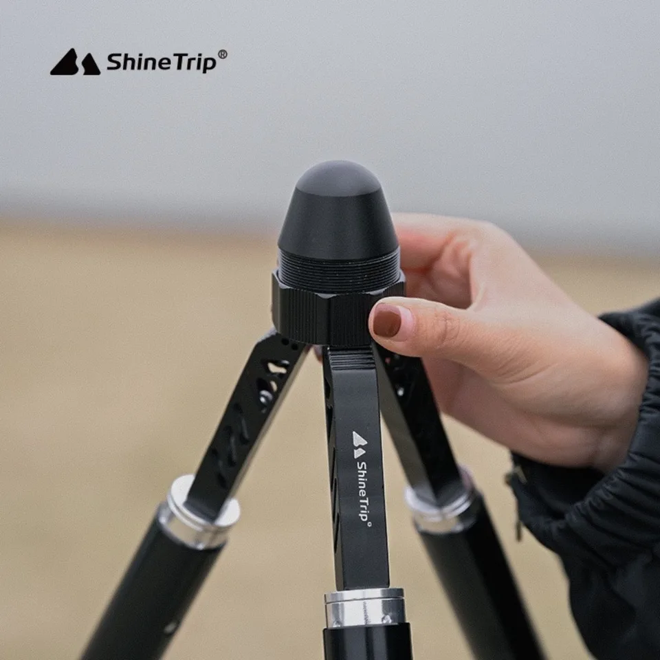 Shinetrip stan stavice držiak Multifunkčné nastaviteľné orechy pyramídový stan podpora vonkajšej zliatiny hliníkovej zliatiny hliníka