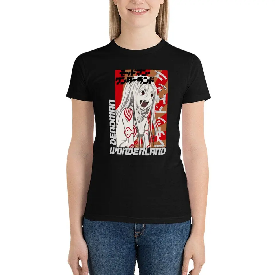 Shiro Deadman Wonder Wonderland Tričko estetické oblečenie dámske oblečenie letné dámske oblečenie