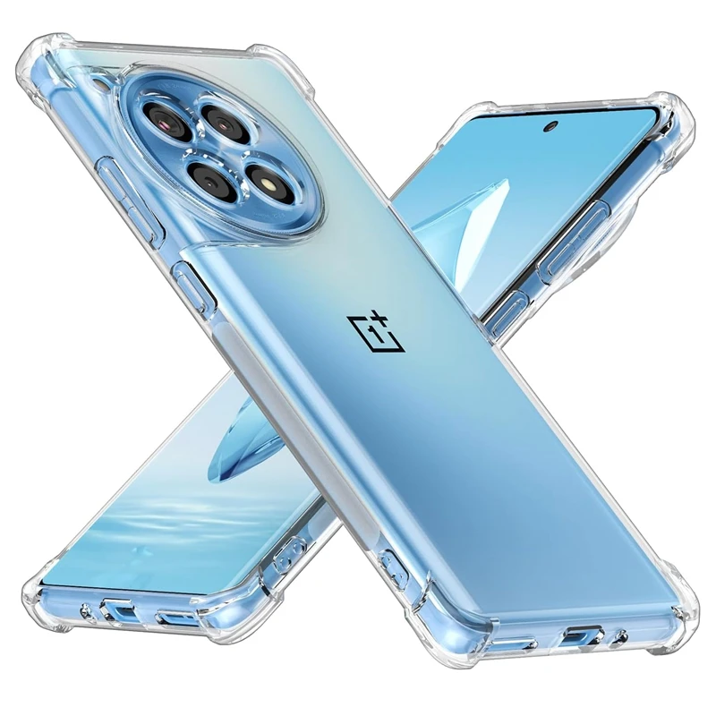 Shockproof Airbag TPU puzdro pre OnePlus 13 13R 12 12r One Plus 11r 10 Pro 10T Ochranné krytie Capa Fundas Coque