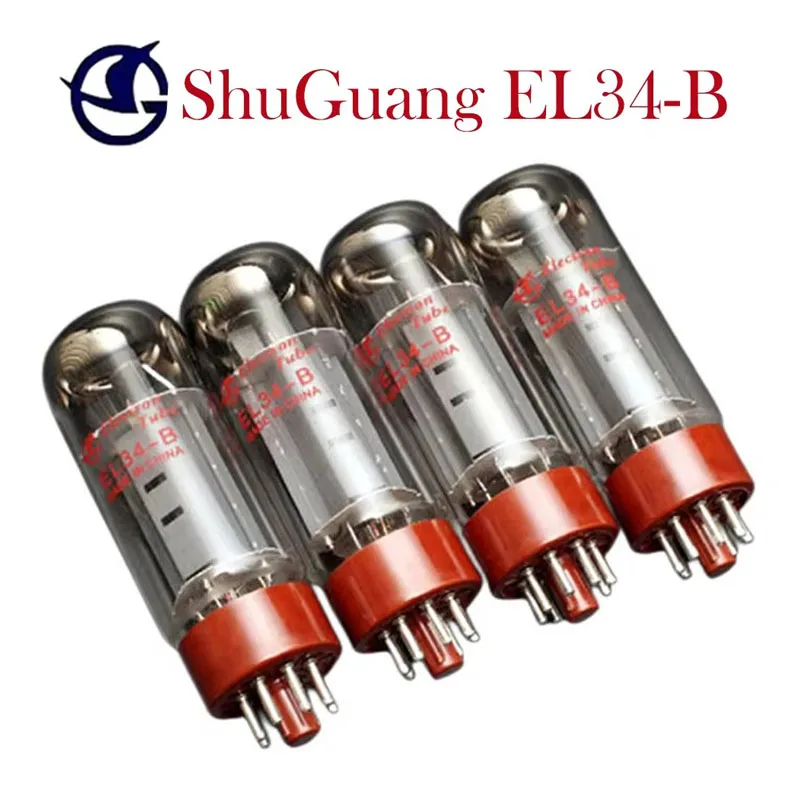 Shuguang EL34 EL34-B Vákuová trubica DIY HIFI Audio ventil nahrádza 6CA7 EL34B 6P3P 5881 6550 EL34M EL34 EL34 ELEKTRON ELEKTRON TRUBY Zosilňovač zosilňovača