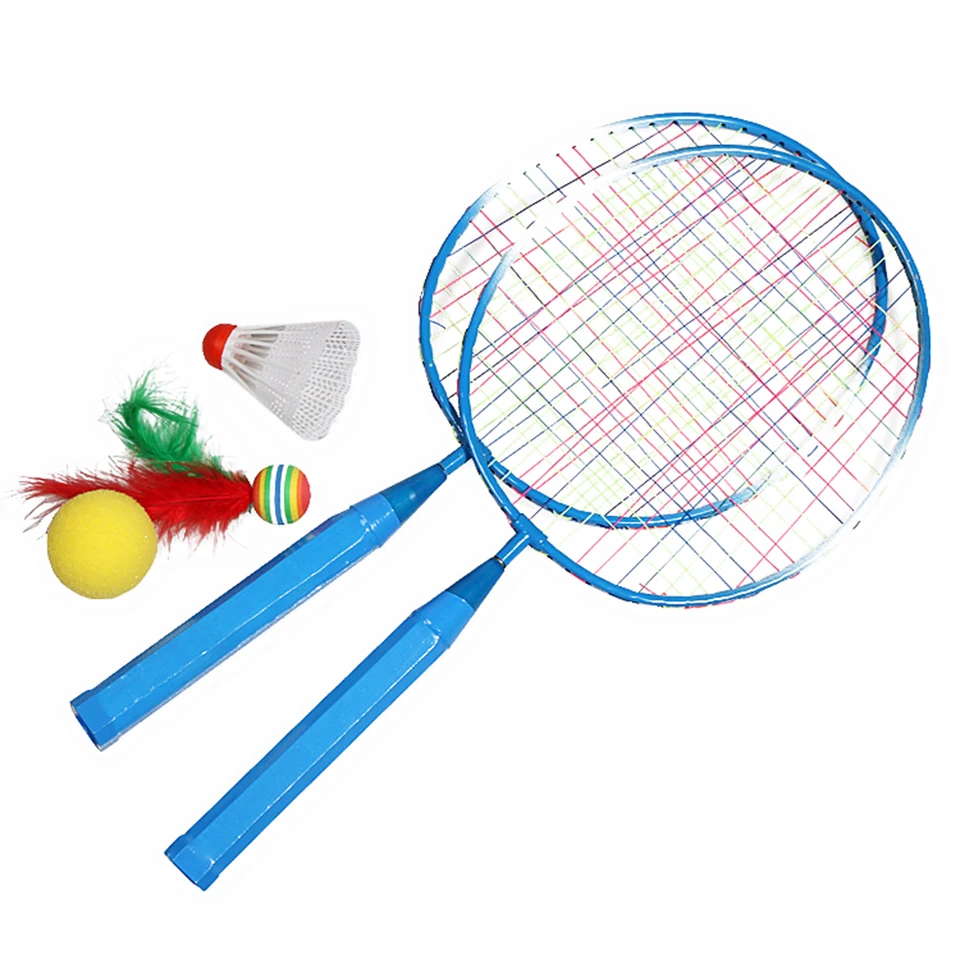Shuttlecock Racet s badmintonovým loptičkou v interiéri vonkajšieho tímu Hracie hier hračky badminton raketa pre deti deti