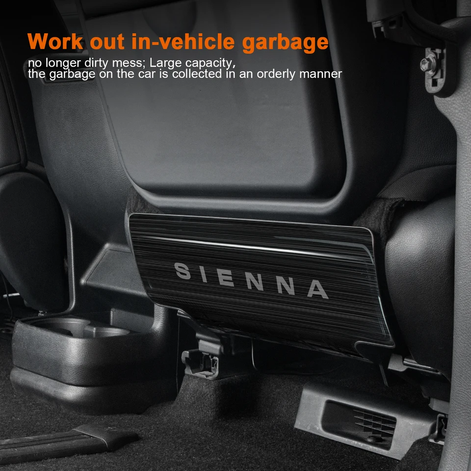 Sienna Fit Toyota Sienna 2021 2022 2023 2024 Kick kick podložka operadla z nehrdzavejúcej ocele Pasty Paste Adsess