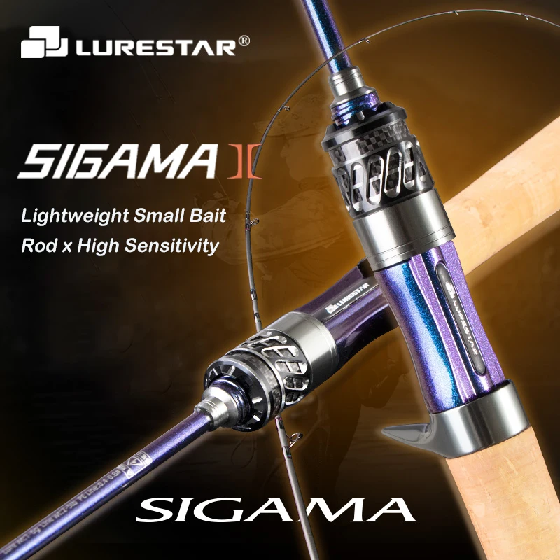 Sigama Ultrallight Carbon Rods MF Akcia Spinning Casting Fishing Rods 2 Sekcia a 3 oddiel ul l Power Cestovná tyč