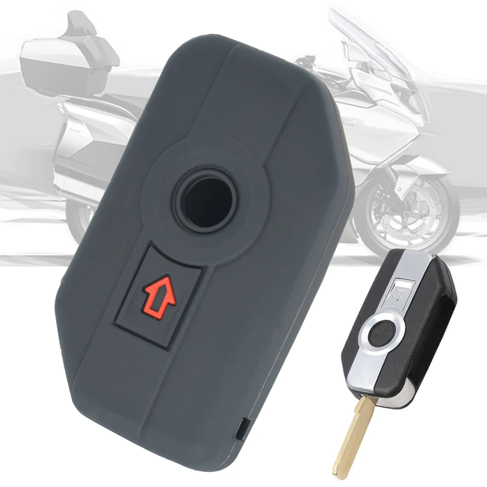 Silikón Full Protect Diaľkové ovládanie Keyless Keyless Key Key Držiteľ krytu shell FOB pre BMW K1600 R1200GS R1200R R1200RT LC