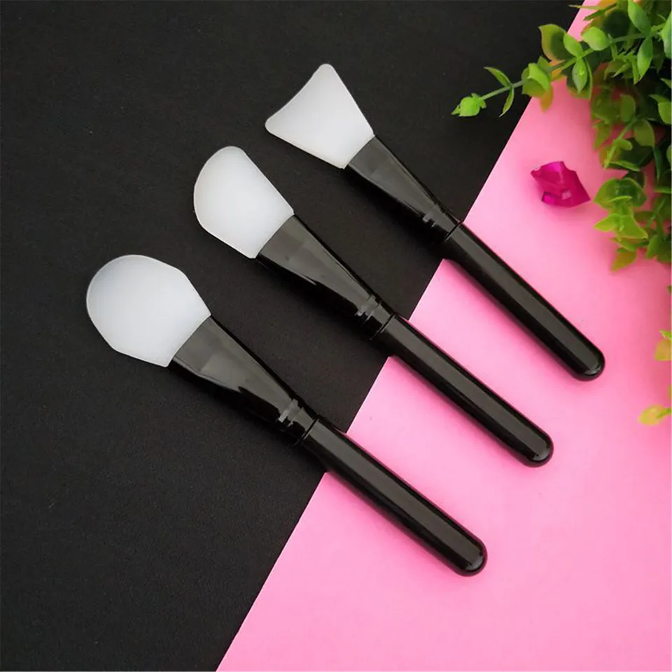 Silikónová maska ​​kefka, kefka na kefu na kefu na kefku DIY Soft Mask Mask Stick Stick Stick Sunt Mäk