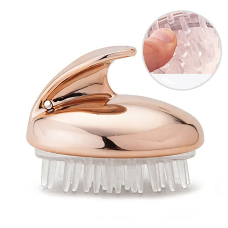 Silikónová pokožka hlavy Massager Šampón Šampón kefy Vlasy Vlasy Zbavte únavovej kúpeľnej kúpeľnej sprchy Kaderné kaderníctvo Salon