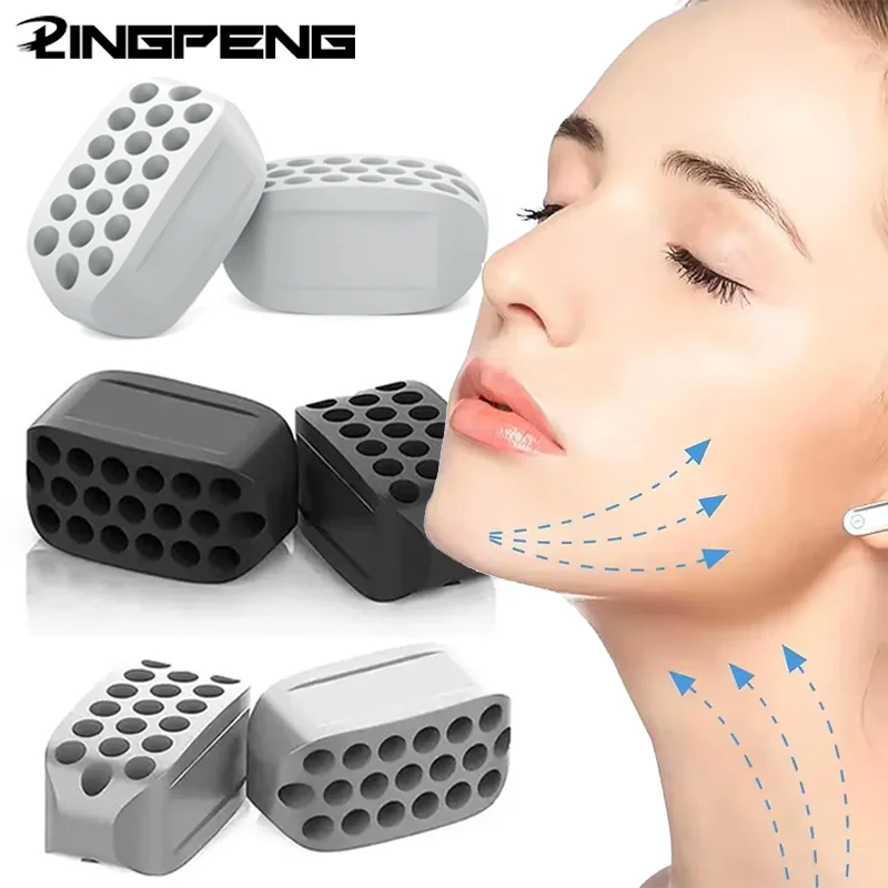 Silikónová čeľusť Toner Toner a čeľusť fitness guľôčkový krk Zariadenie na tvár kozmetický náradie Dvojitá brada Cvičenie