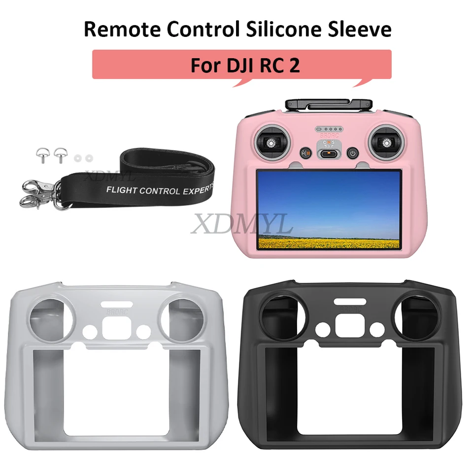 Silikónové puzdro pre DJI Mini 4 Pro/Air 3/Air 3s/Flip RC 2 DRONE DISTOBIL OVLÁDANIE OCHRANA OCHRANA DUPOREPOREPOREPORE DUPOREPLE DUPORE