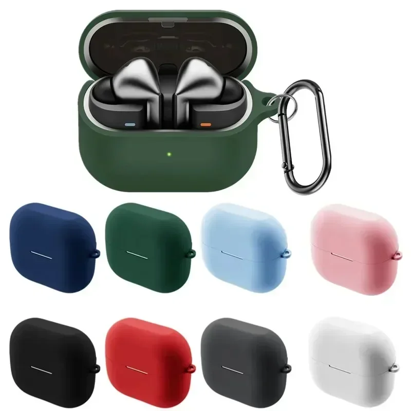 Silikónové puzdro pre Samsung Galaxy Buds 3 Pro / Buds 3 slúchadlá Príslušenstvo Shock odolný voči prachom odolné voči prachovému kľúči Coque Capa Fundas