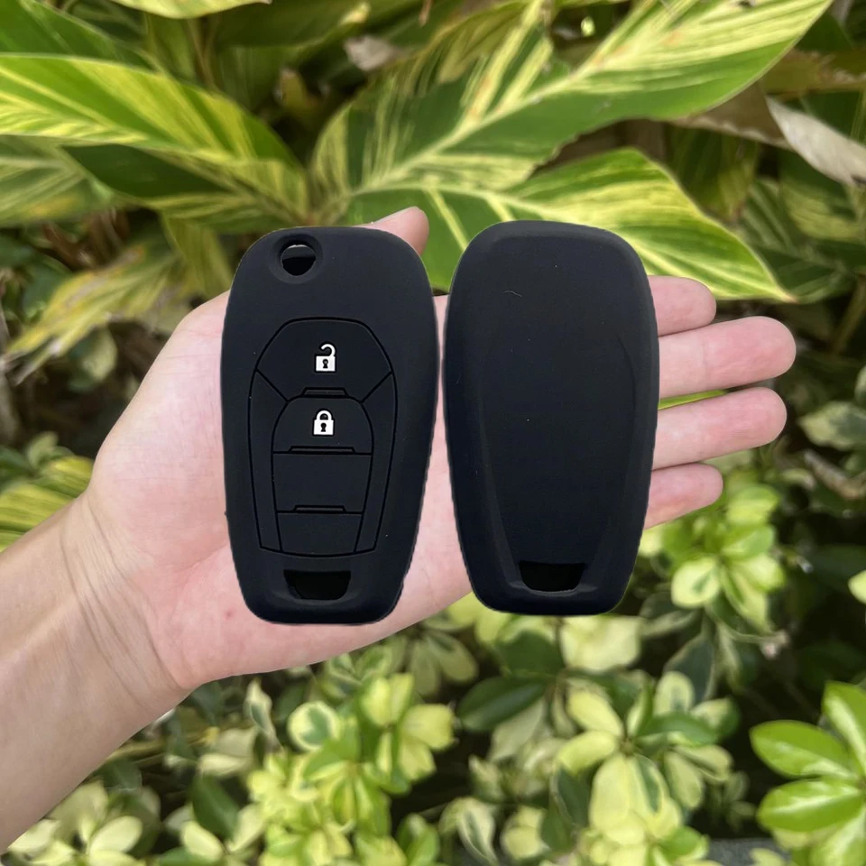Silikónový automat Key FOB Case Case Gumer Cover pre Chevrolet Cruze Spark Onix Volt Aveo 2 tlačidlá Flip Skladanie diaľkového kľúča