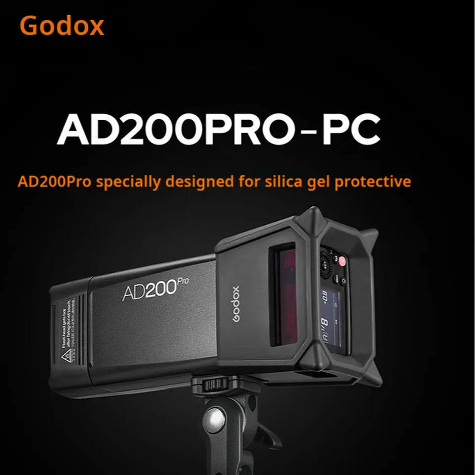 Silikónový blatník AD200PRO-PC Ochranné puzdro pre AD200PRO AD200 Outdoor Flash Light Photography Accessories