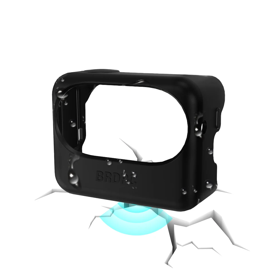 Silikónový chránený puzdro Ochranný kryt Ochranná krytina proti rukáve proti rukáve pre chránič kamery pre Insta360 Go 3s/Go 3 Action Camera