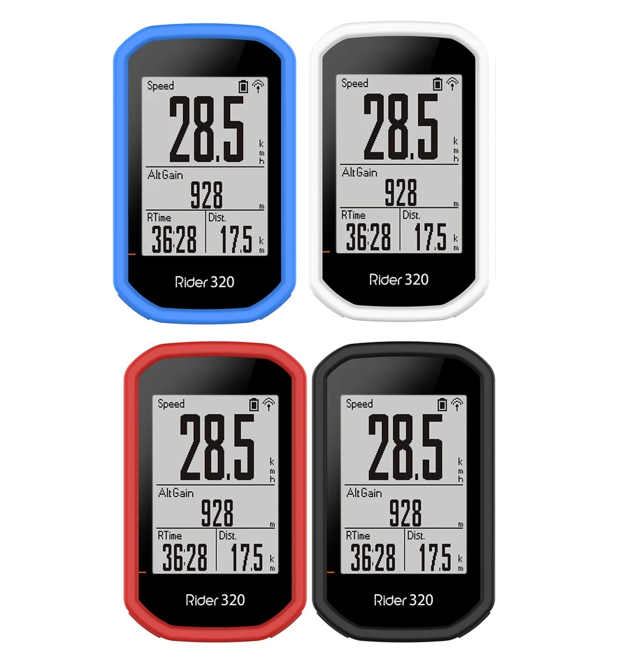 Silikónový chránič mäkkých okrajov Ochranné puzdro pre Bryton Rider 420/320 R420 R320 Cycling GPS GPS Bicykel Computer Pit