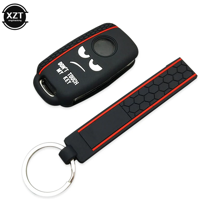 Silikónový diaľkový diaľkový kľúč pre golf 4 5 6 skod Octavia Superb pre sedadlo Leon Toledo Altea Ibiza Fob Shell Cover Skin 3 Button